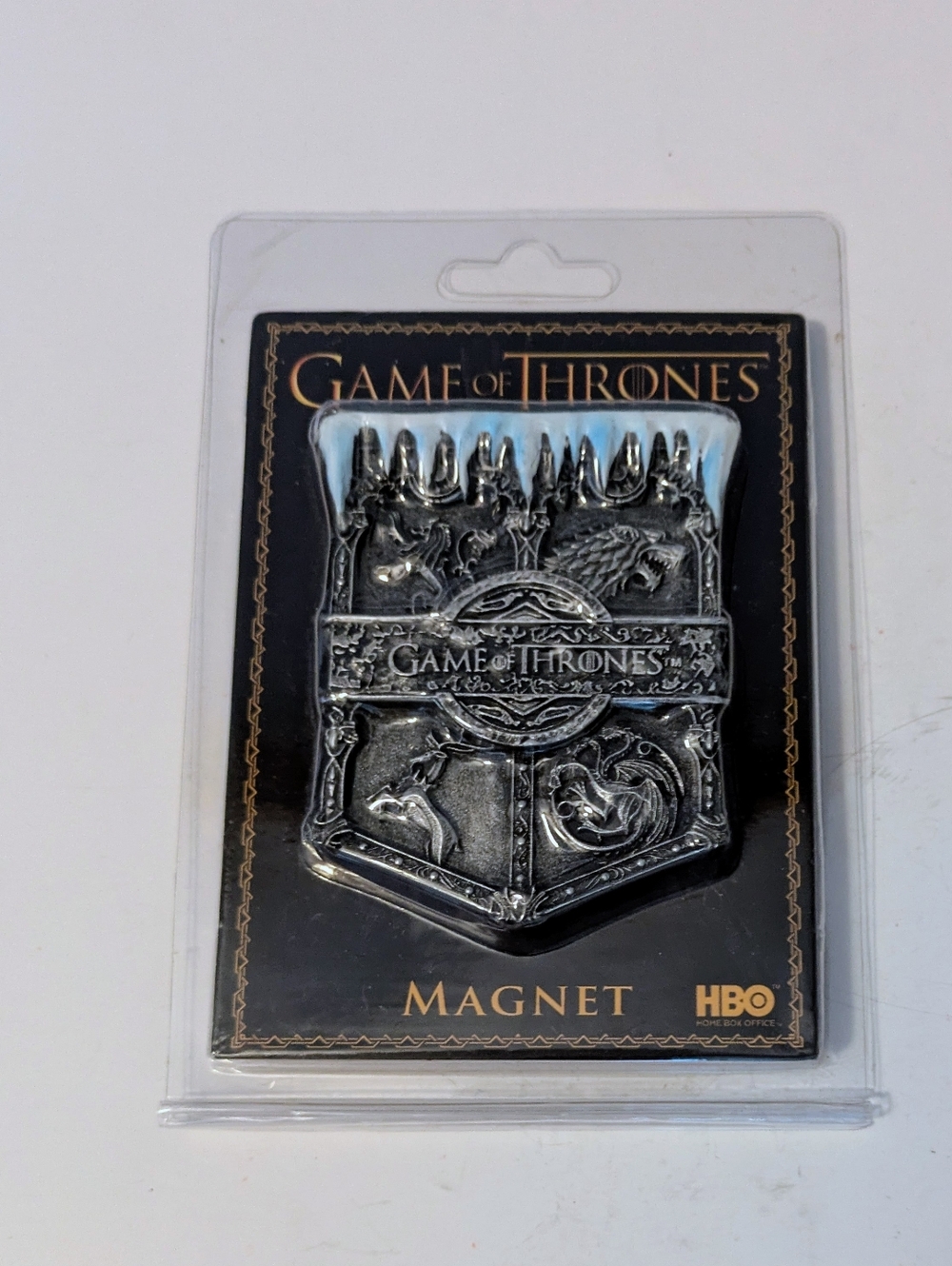 Game of Thrones Shield Magnet - Silver Ice Sigel NWT